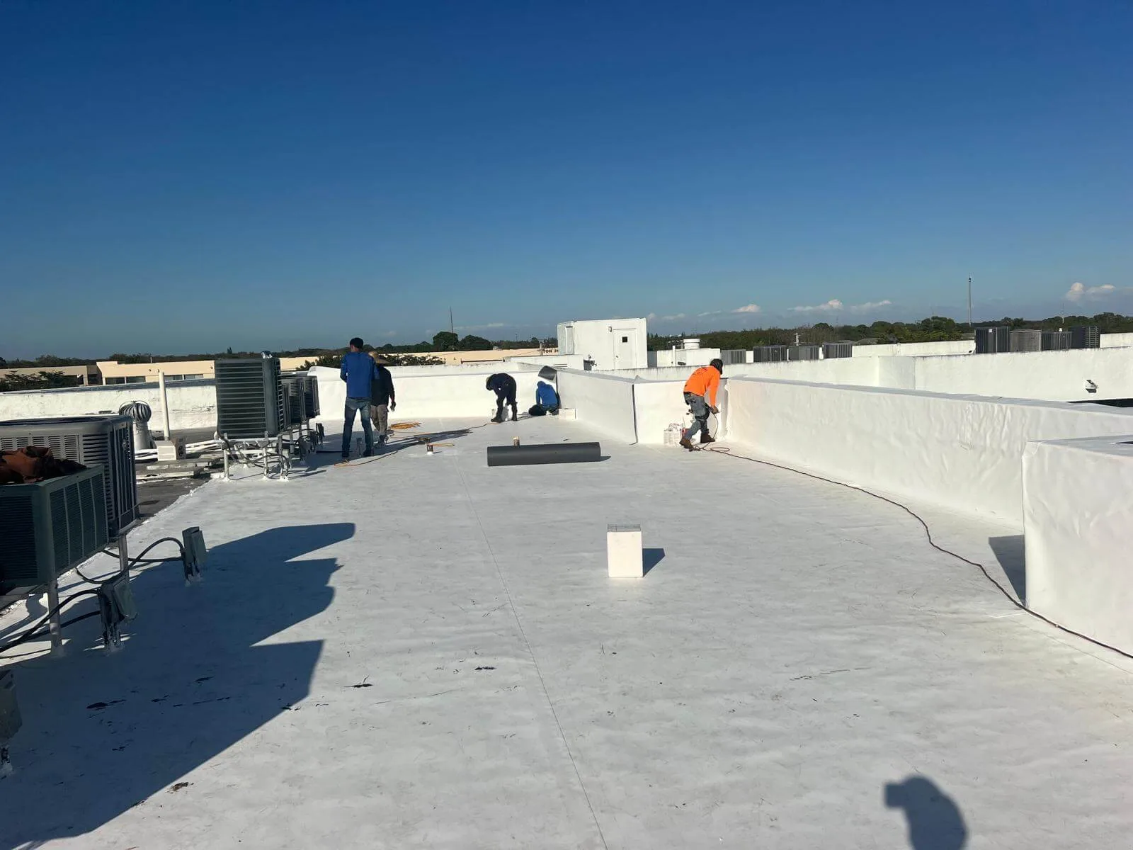 Commercial roofing project in Boca Raton FL