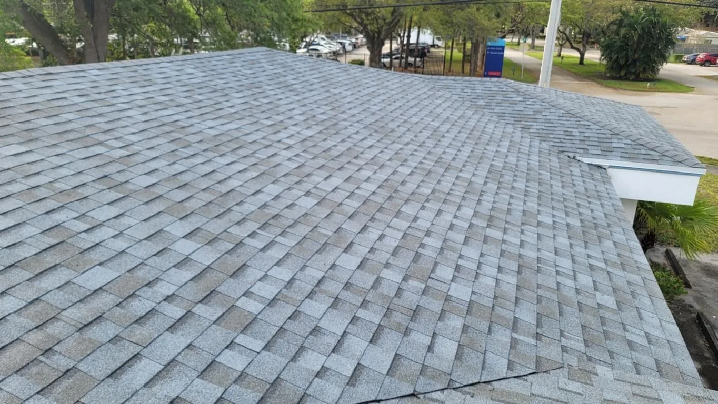 Shingle roof replacement project in Fort Lauderdale Florida